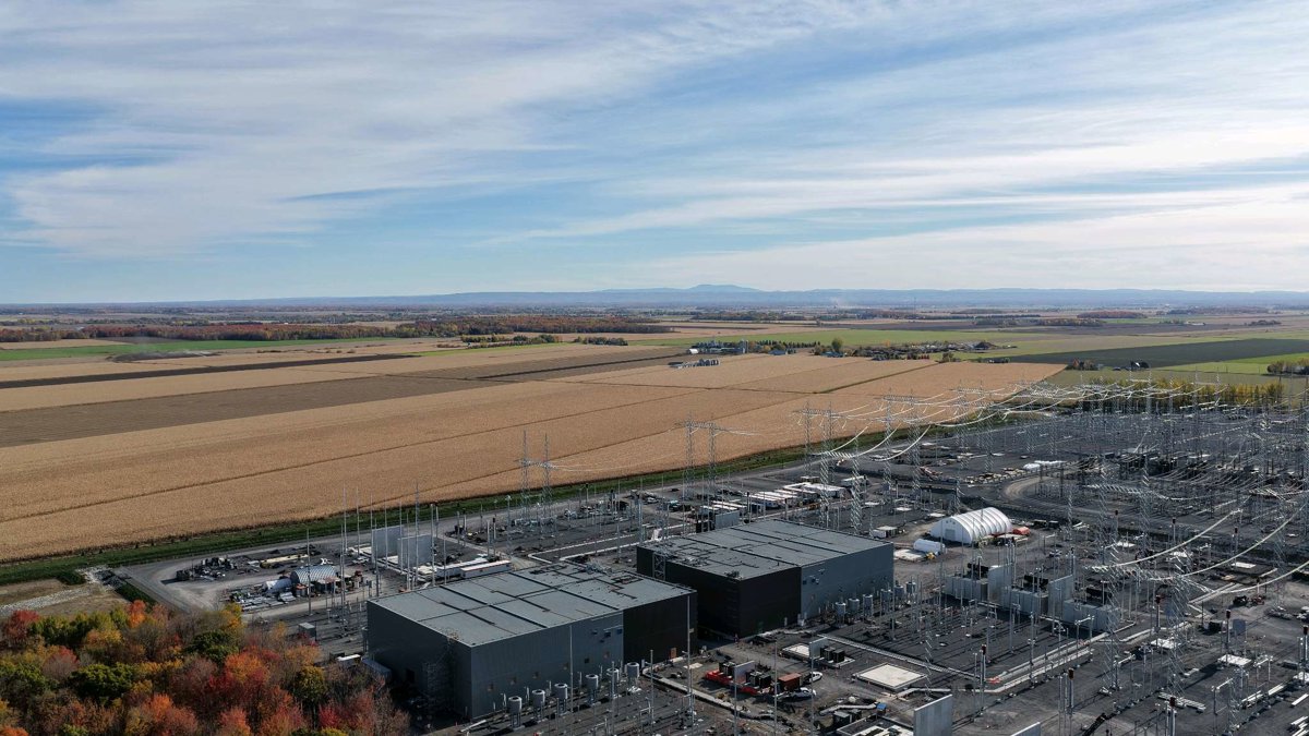 Hydro Québec Poste Châteauguay Ferme Leduc Freres