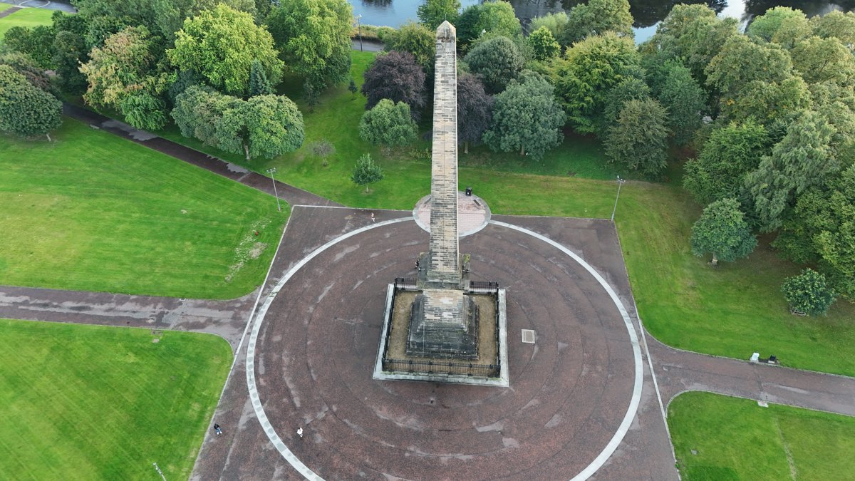 Nelson s Monument River Clyde vantage point