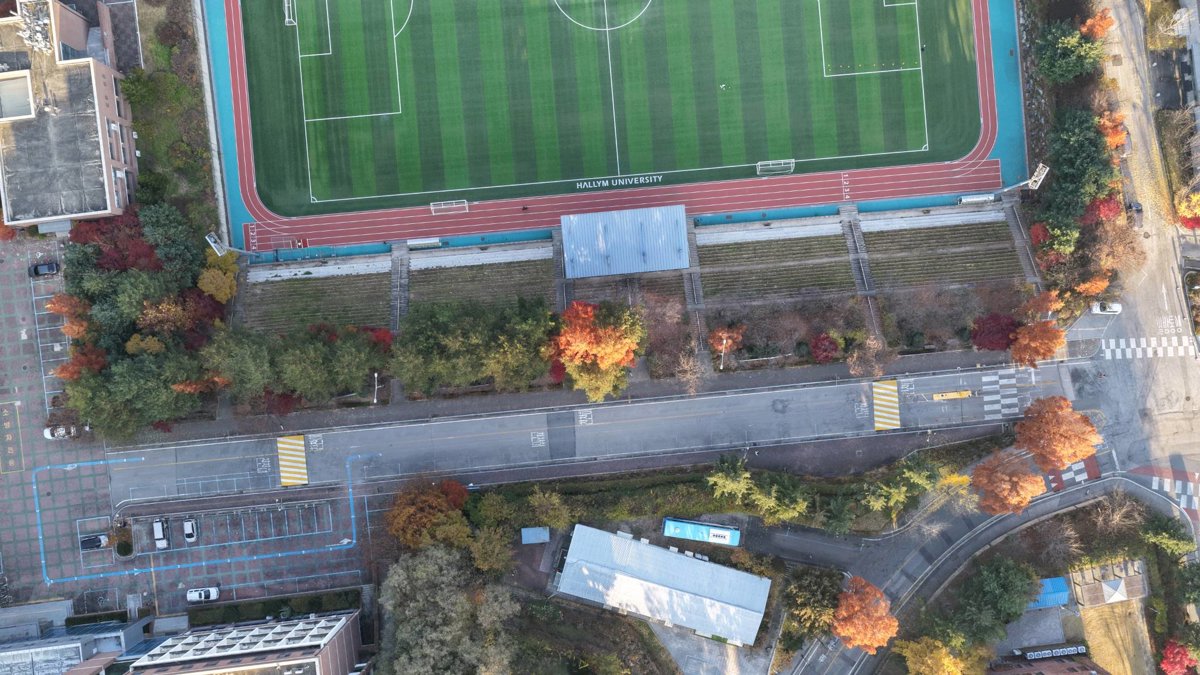 한림대학교 축구장 일송스타디움