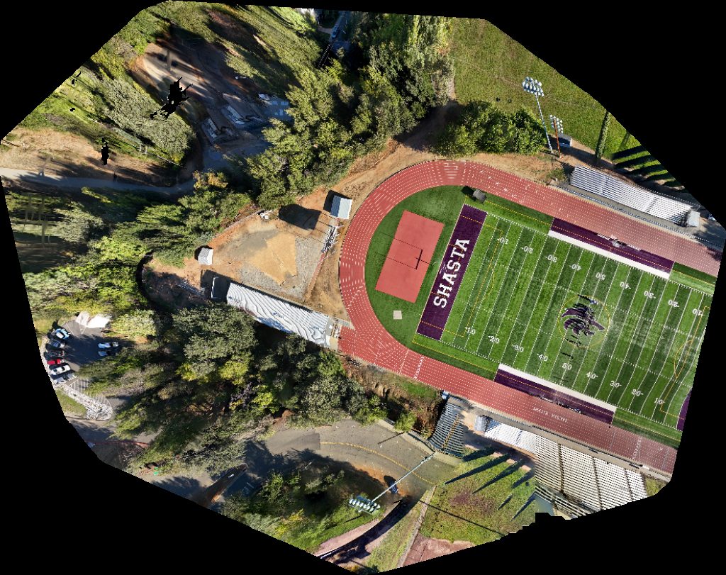 American Football Field Shasta High School Athletic